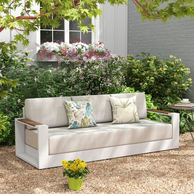 Outdoor Patio Sofa With Cushions