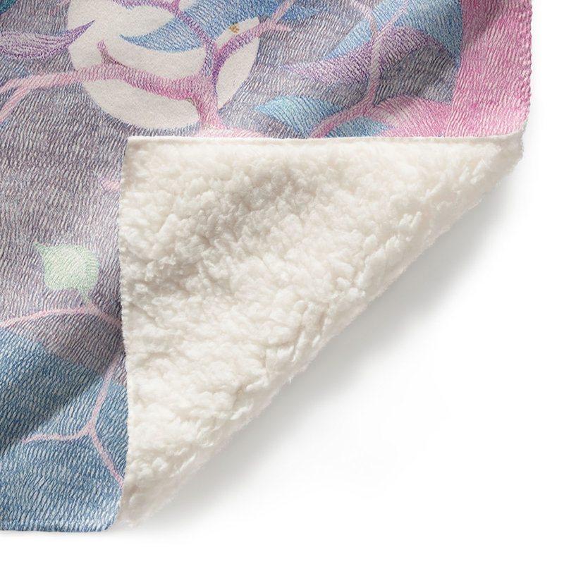 Couverture en sherpa doux à manivelle couple, l 51 po x L 60 po