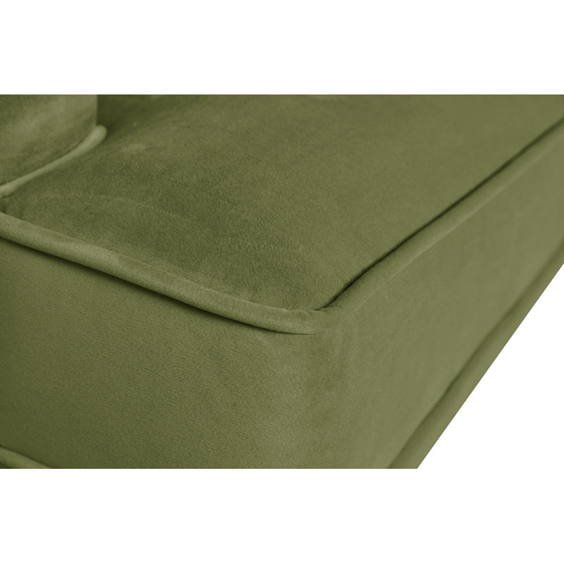 Pickering Upholstered Chaise Lounge, Green