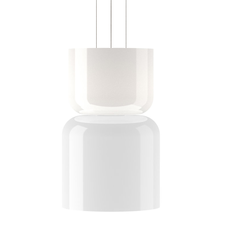 Luminaire suspendu géométrique à 2 lumières Totem