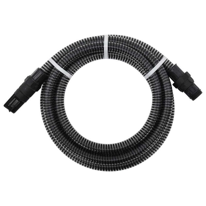 Birte PVC Hose, 2.6cm H x 400cm W x 2.6cm D, Black