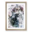 Graceful Elephant Portrait in Abstract - Picture Frame Painting Print-55735246-55735247