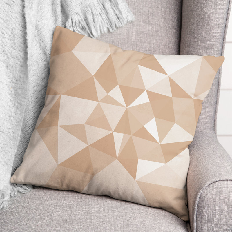  Coussin décoratif intérieur / extérieur, Brun clair
