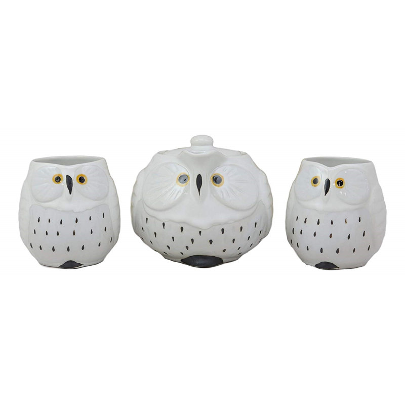World Menagerie Bregman 16oz. Teapot, White