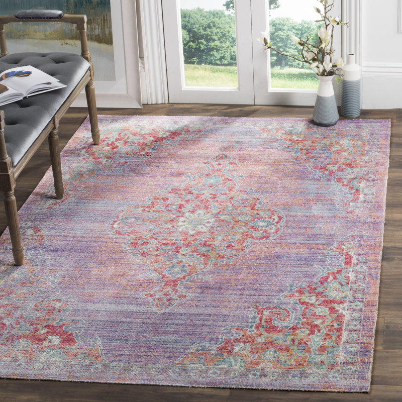 Auderghem Oriental Cotton Area Rug, Rectangle 122 x 183 cm