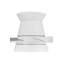 Ventilateur de plafond encastré à DEL à 4 pales 52 po avec ensemble d'éclairage inclus Meddler-53495348