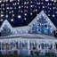 3000cm LED Solar Powered 1200 - Bulb Cord String Light