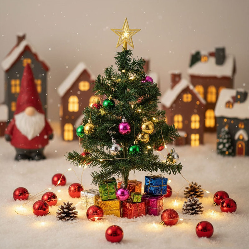 1.44' H Artificial Pine Christmas Tree