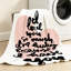 Jeté en flanelle transparente molletonné, imprimé «I Love You So So So I'm I»-131501557