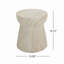 Outdoor Travertine Concrete Side Table