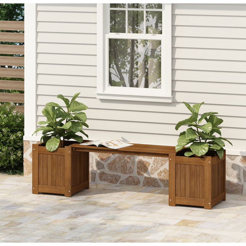Fallah Raised Garden Bed, Brown