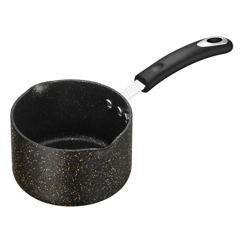 Casserole antiadhésive de 5,3 pte avec couvercle Ozeri Stone Earth All-In-One APEO & PFOA, 1,5 L (1,6 pte), Or