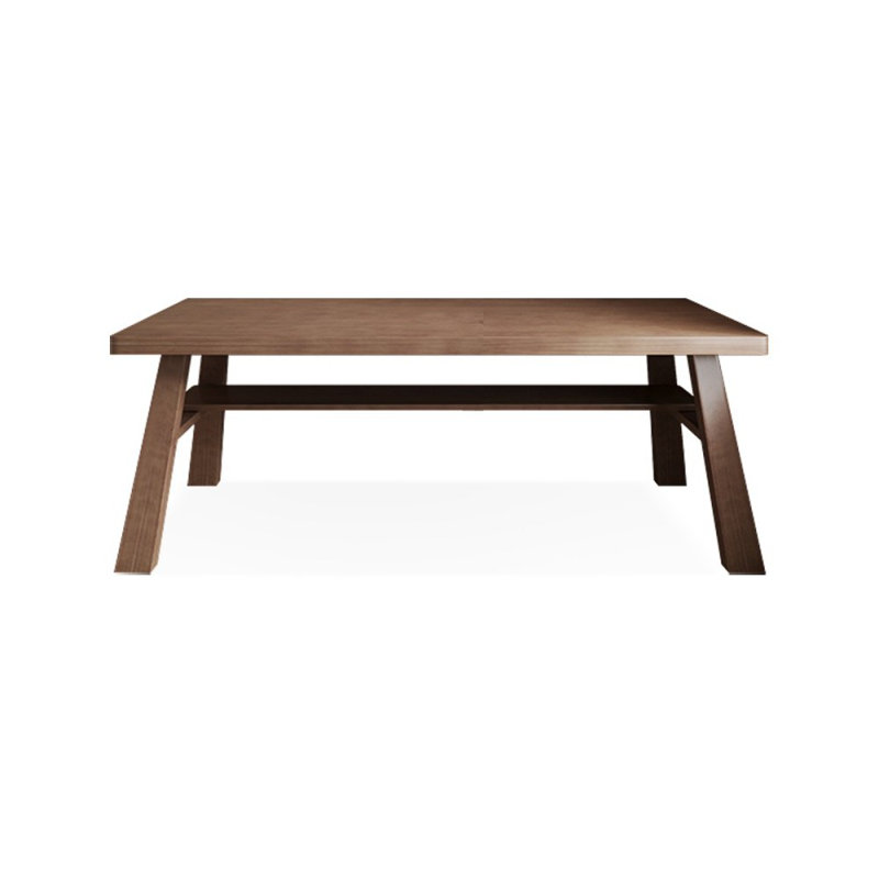 Bureaux rectangulaires en bois massif brun clair, H 29,53 po x l 70,87 po x P 31,5 po