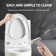 1.1/1.6 GPF Dual-Flush Elongated One-Piece Toilet with 17.13 in. Comfort Seat Height, Ceramic Glazed Surface(Soft Close Seat Included), 4 Colors Option