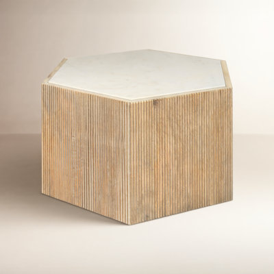 Tiney Marble Top End Table