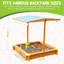 Sunside Sails Winslow 46.5'' x 46.5'' Solid Wood Sandbox
