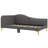 Upholstered Daybed With Headboard And Armrest-1483210684