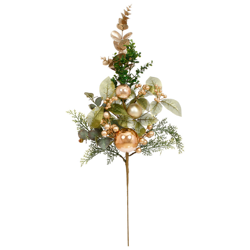 Festive Ball Berry Spray, 30 Inches