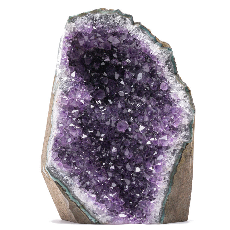 Crystal Clusters Stone Amethyst, 7" H x 6" W x 3.5" D