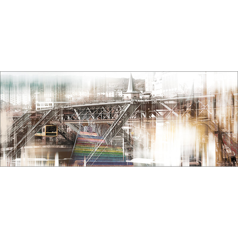 Wuppertal - No Frame Panoramic Print on Float Glass, 50cm H x 125cm W x 1.4cm D