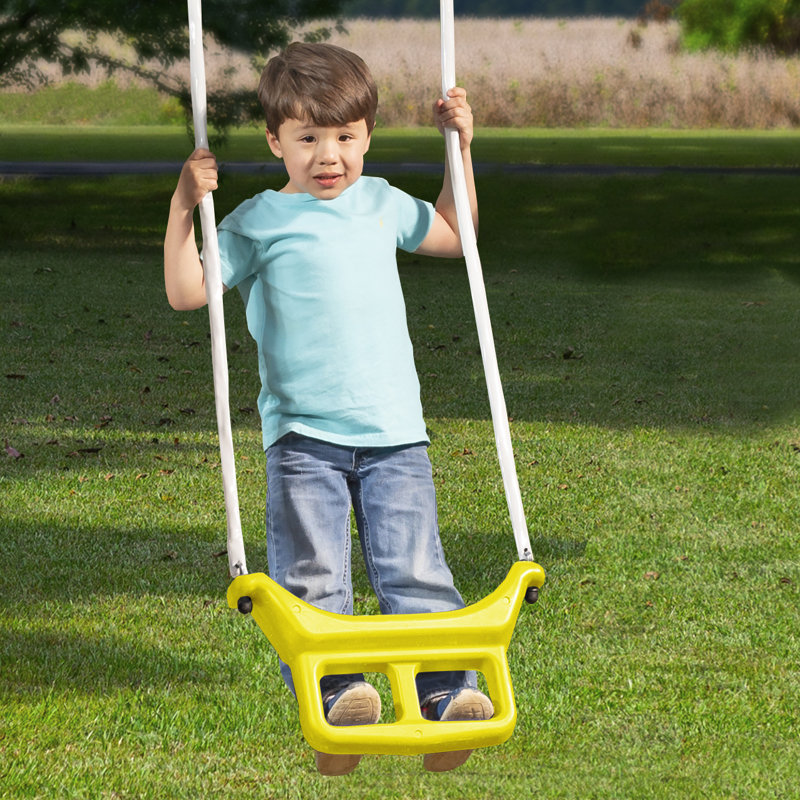 XDP Recreation Rising Sun Playground Outdoor Swing Set, Glider, SeeSaw, & Slide