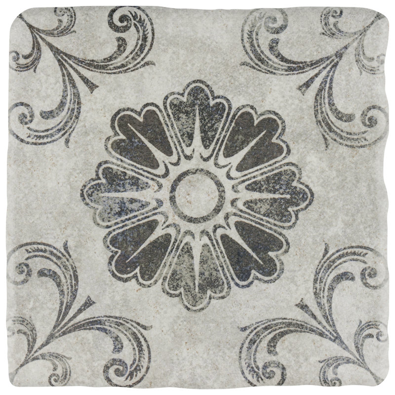 Costa 8" x 8" Ceramic Patterned Wall & Floor Tile