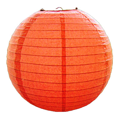 35 cm H Round Paper Pendant Shade ( Clip On )