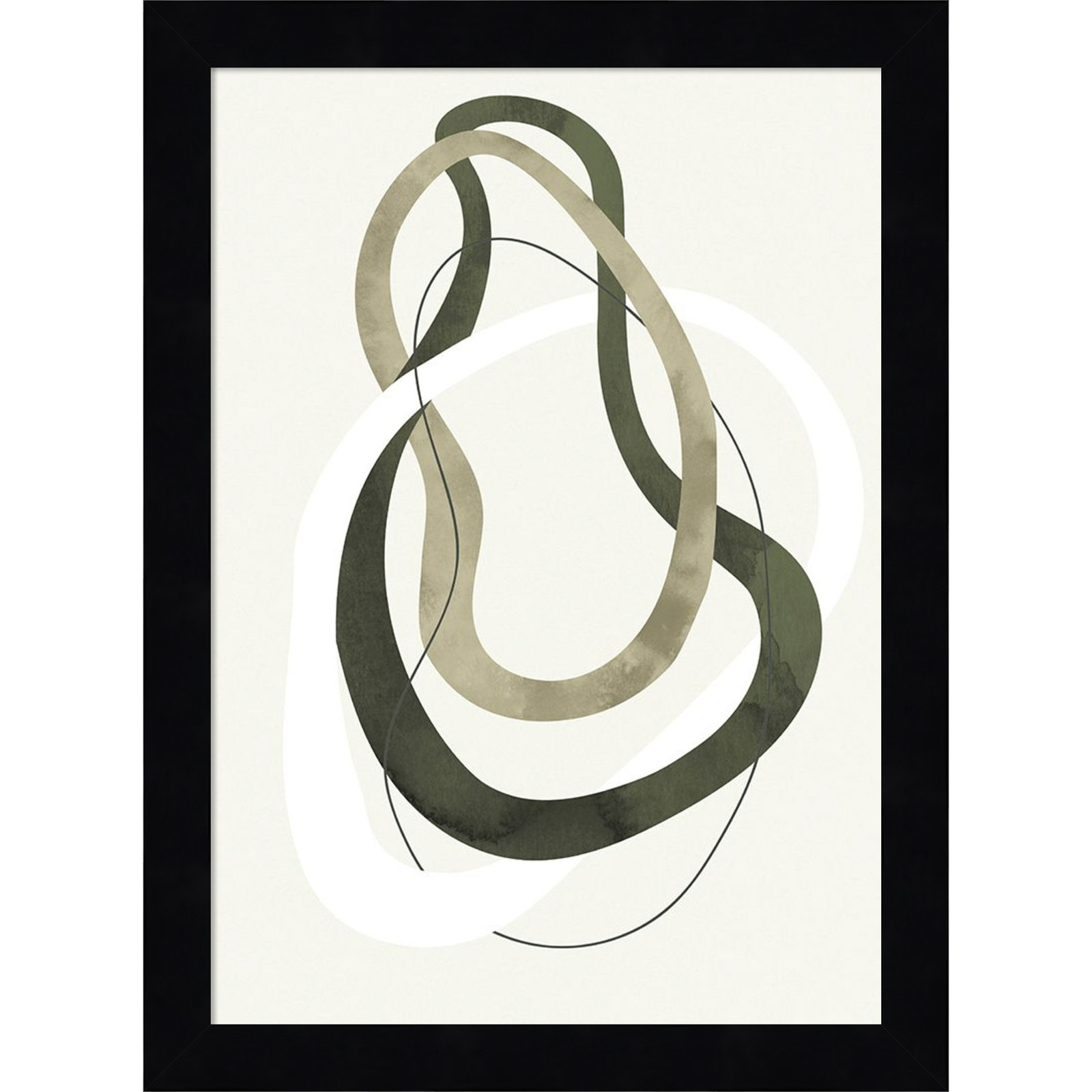 Acrobat 2 Print by Design Fabrikken, 13" H x 10" W x 1" D, Black