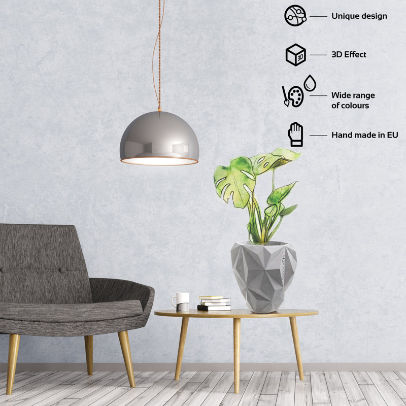 Handmade Pot Planter, Grey