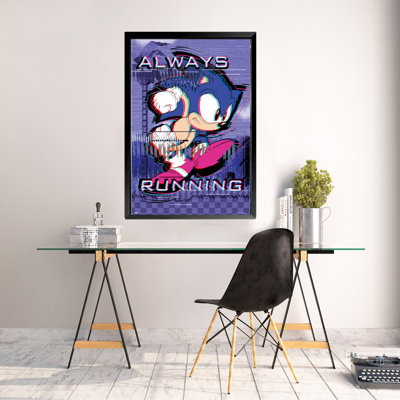 Affiche encadrée «Sonic the hérisson II» 36 x 24