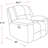 Kendall 47" W Oversized Recliner