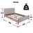 Solid Wood Platform Bed-2087847823