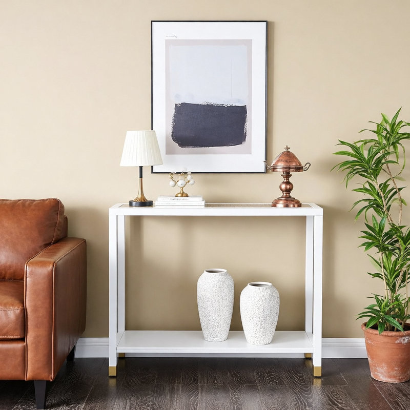 Console de 41 po, Blanc