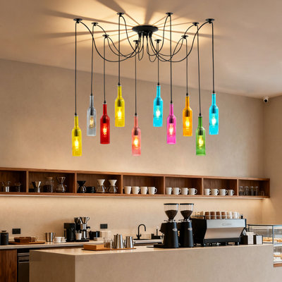 Lampe suspension en verre Creative