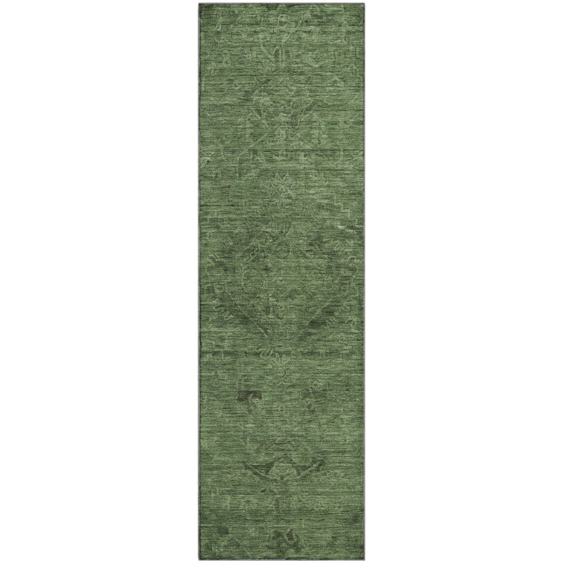 Premium Machine Washable Bovell AMF1111 Global Rug, Runner 2'3" x 7'6"