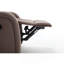 Fauteuil inclinable manuel moderne en similicuir