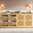 Shoe Storage Cabinet with 4 Flip Drawers, Wood Shoe Cabinet with Rattan Doors and Adjustable Shelves-117293168