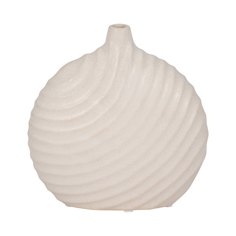 Vase en céramique Wrought Studio ™, H 8 po x l 8 po x P 3 po