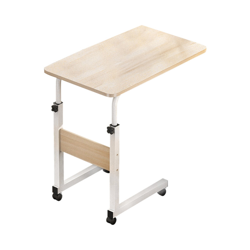 Adjustable Solid Wood Computer Desk, Yellow