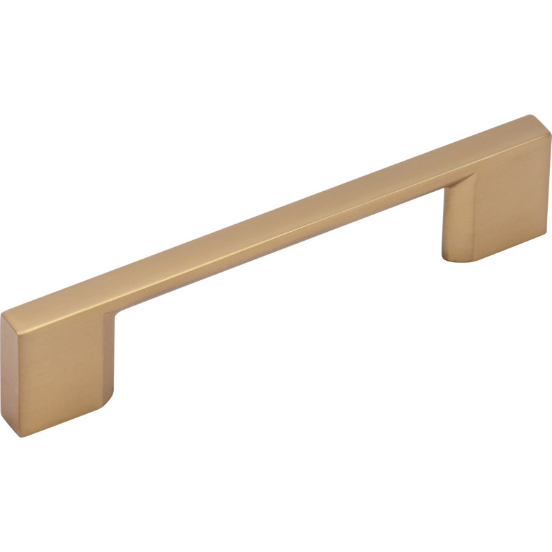 Soft Square 3 3/4" Center to Center Bar Pull, Champagne Bronze