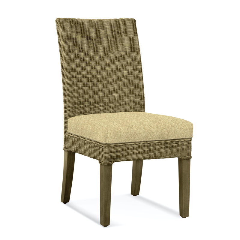 Chaise d'appoint Deb, Rayures vertes et bleues 0252-54, Laiton
