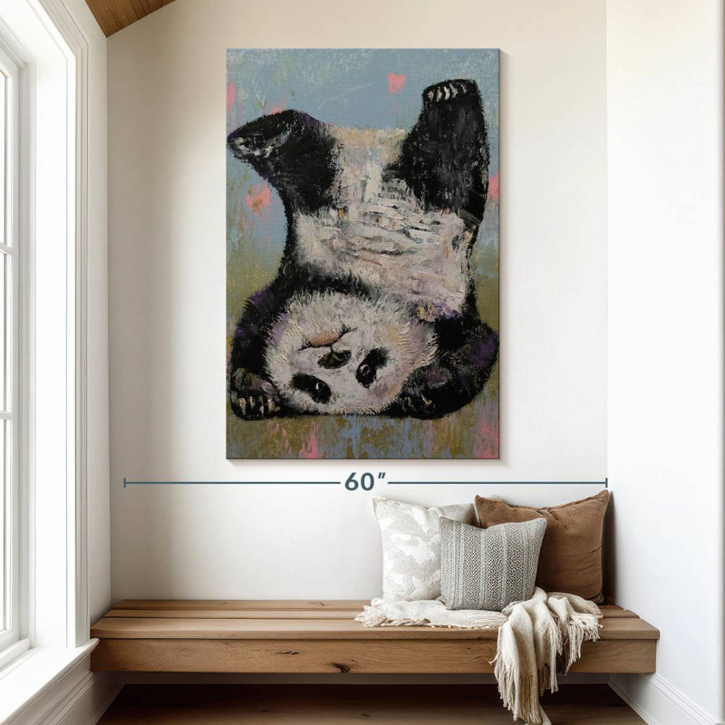 Brampt Panda Headstand, 51" H x 34" W
