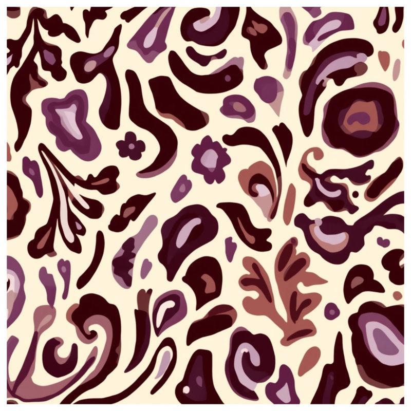 Abstract Floral Pattern Blankets, 60in W x 80in H