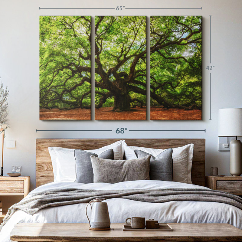 Nature 3 - Pieces, 42" H x 65" W x 1.25" D