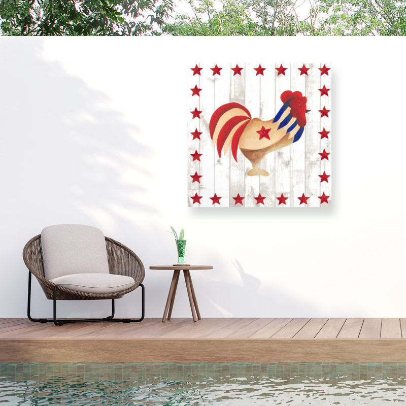 Toile d'extérieur «Americana Animals II» Arvard Regina Moore, H 35 po x l 35 po x P 1,5 po