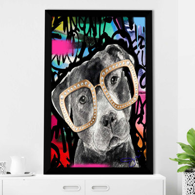 Pitbull (vertical) par By Jodi - impression