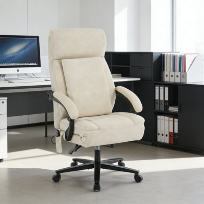Massage Office Chair With Leg Rest - High Back Ergonomic Reclining Executive Desk Chair, Adjustable Gaming Computer Chair With Wheels For Office (pet- by Wildon Home