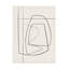 «Boline ligne beige sur toile» par Oju Design-95450894