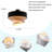 3-Tier Semi-Flush Mount Ceiling Light