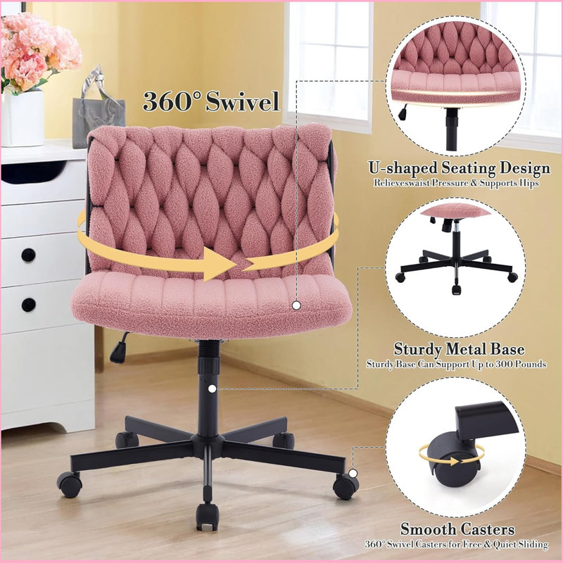Fauteuil Criss, Rose